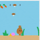 Bunny Game coded by kids
