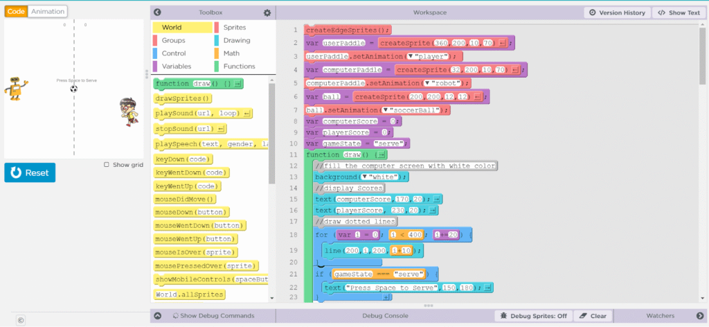 Scratch game for kids