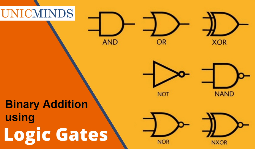 binary addition using logic gates