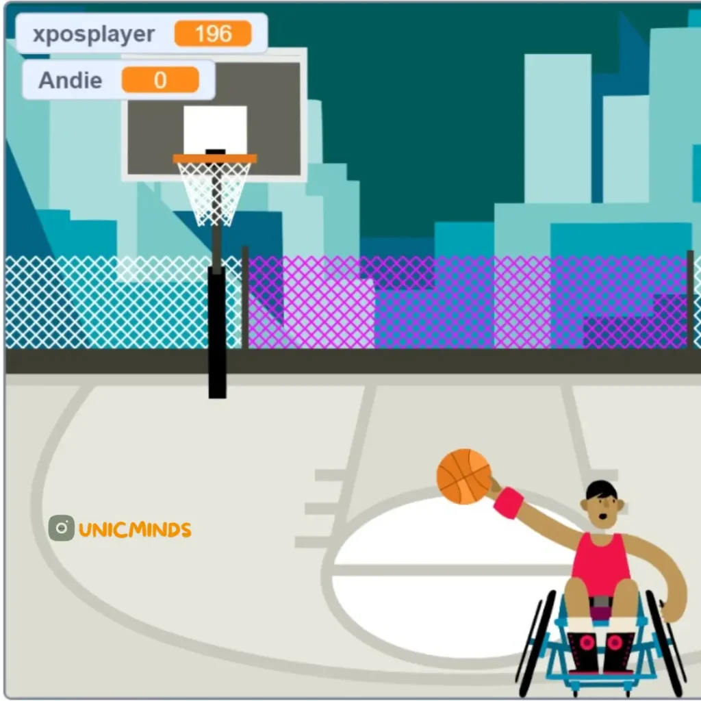 Basketball Game in Scratch - UnicMinds