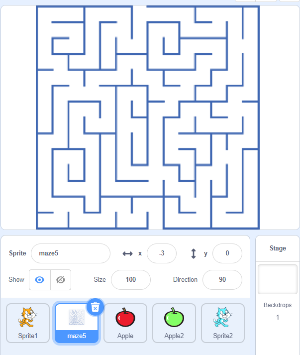 Two Player Maze Runner Game In Scratch - Unicminds