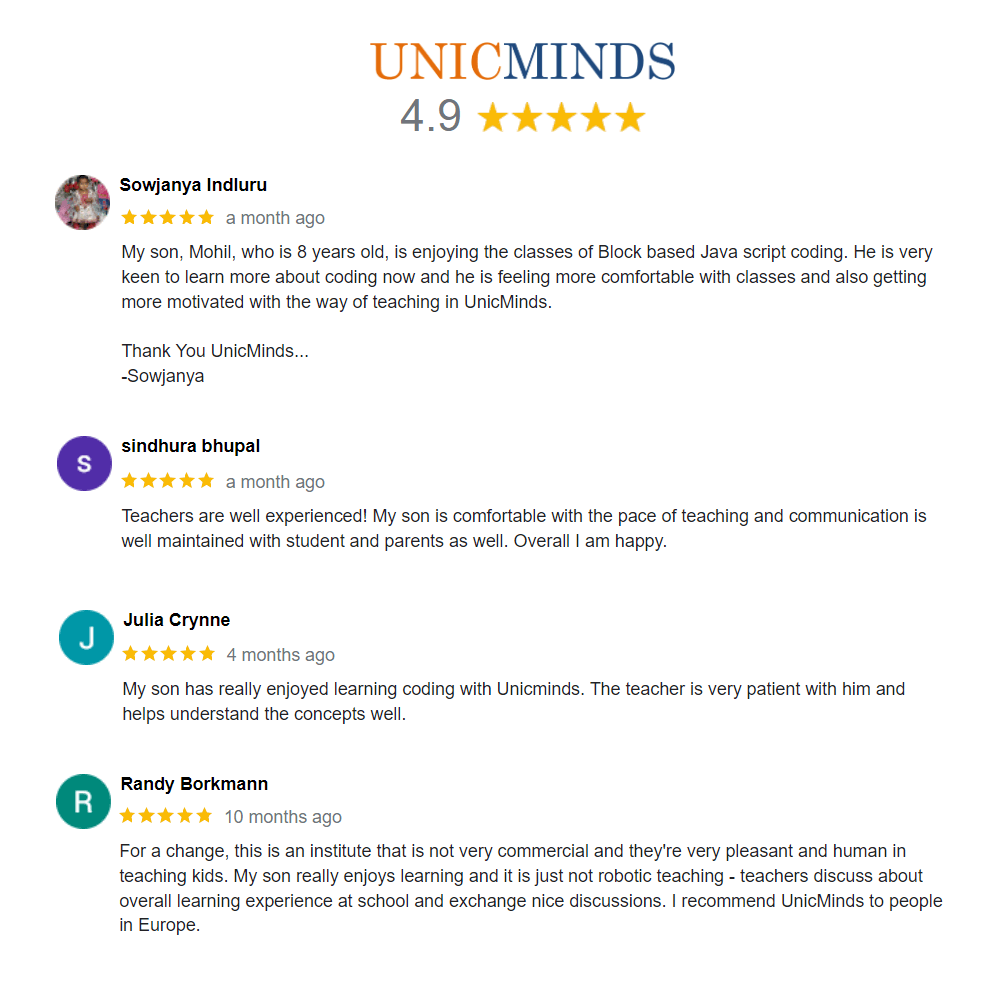 UnicMinds Reviews
