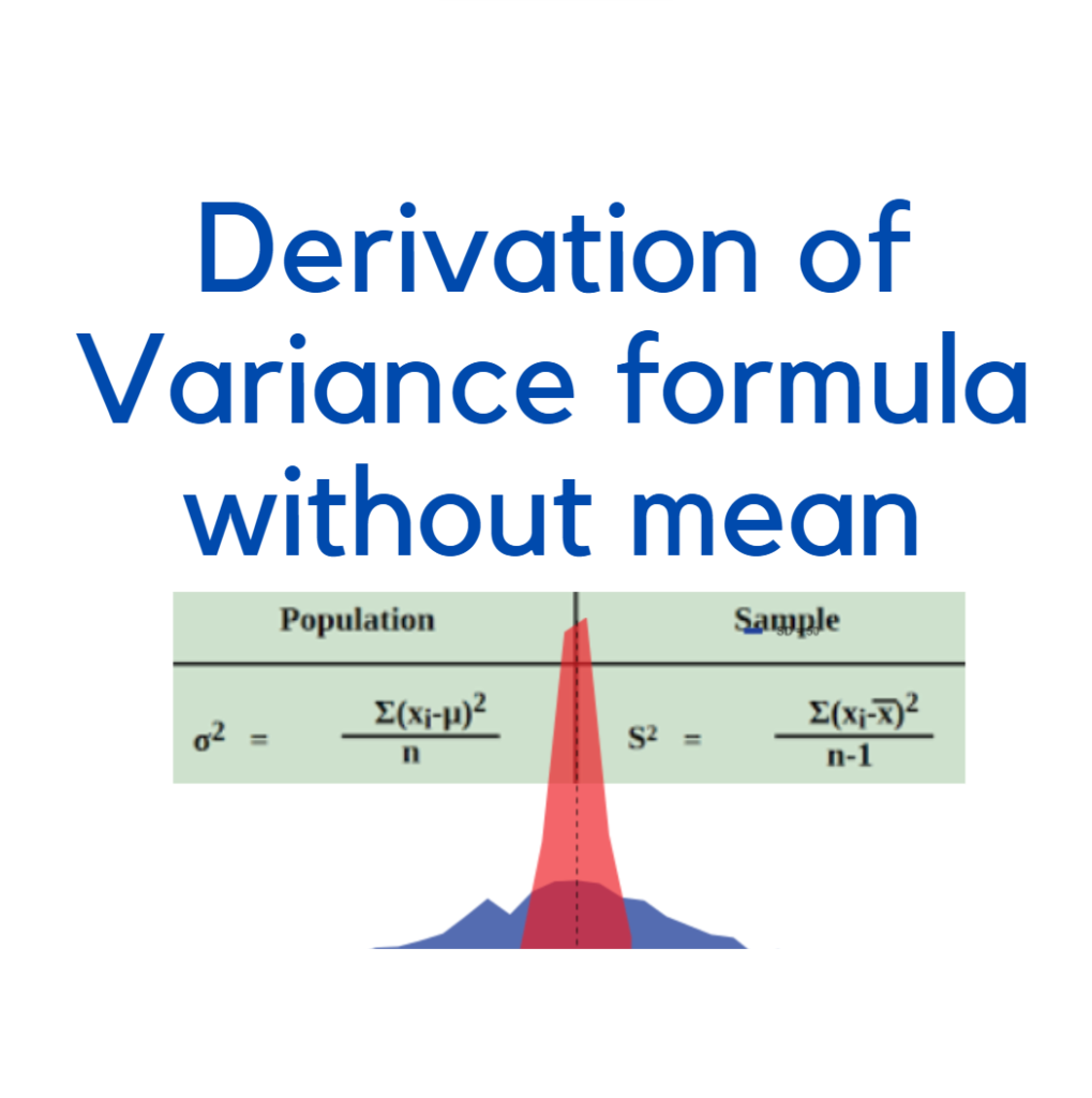 variance formula without using mean