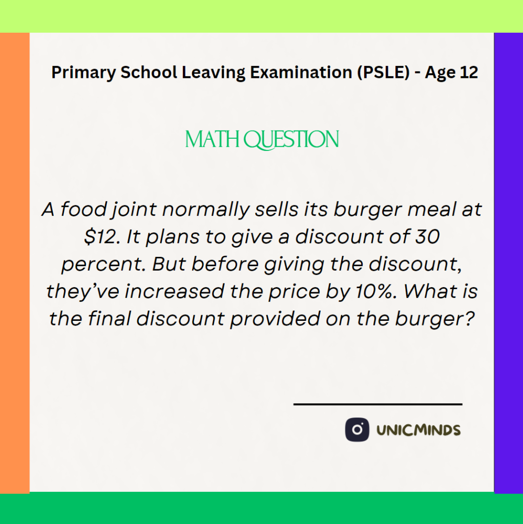 Practice PSLE Math Questions