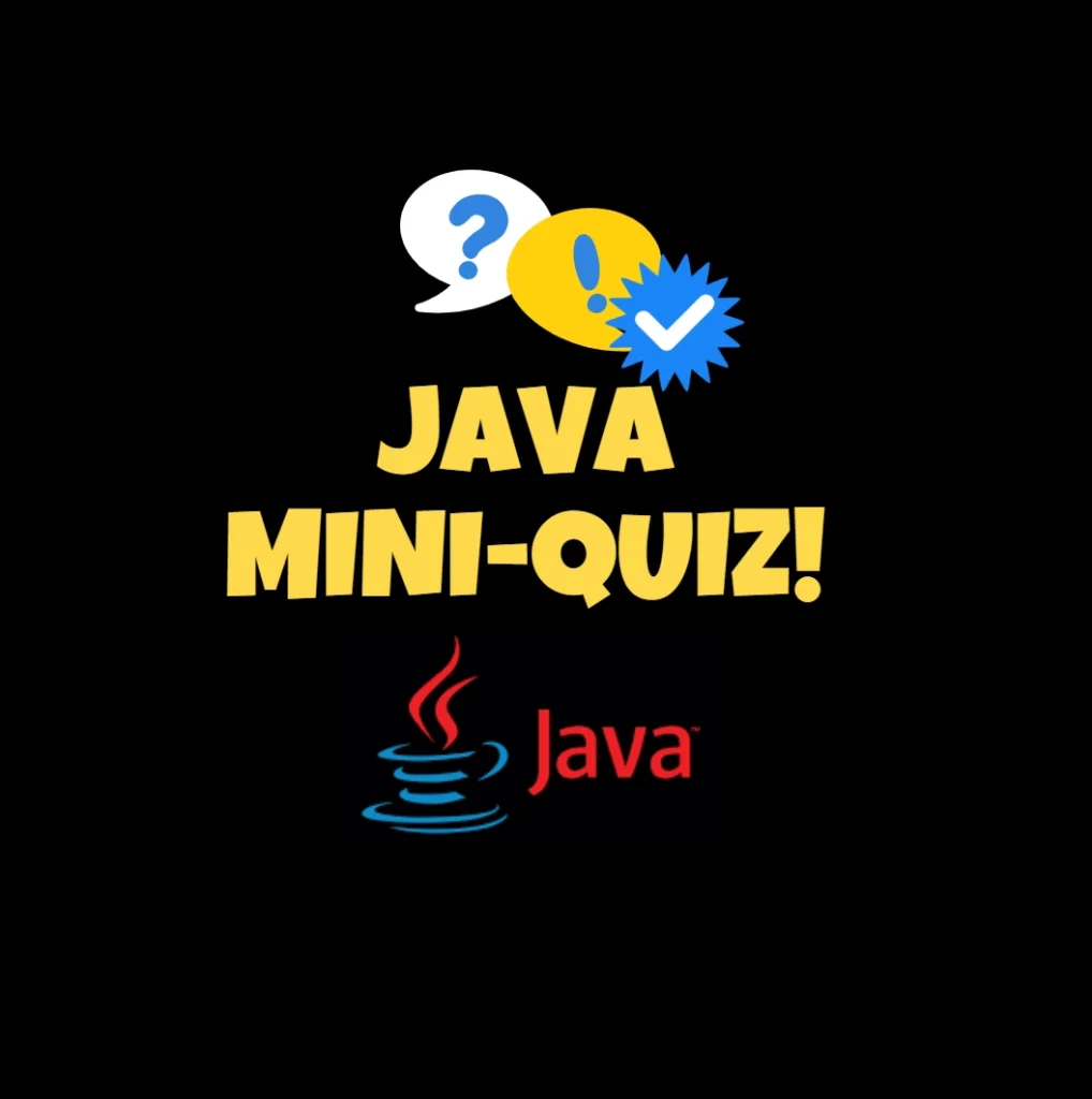 Java Quiz for Students