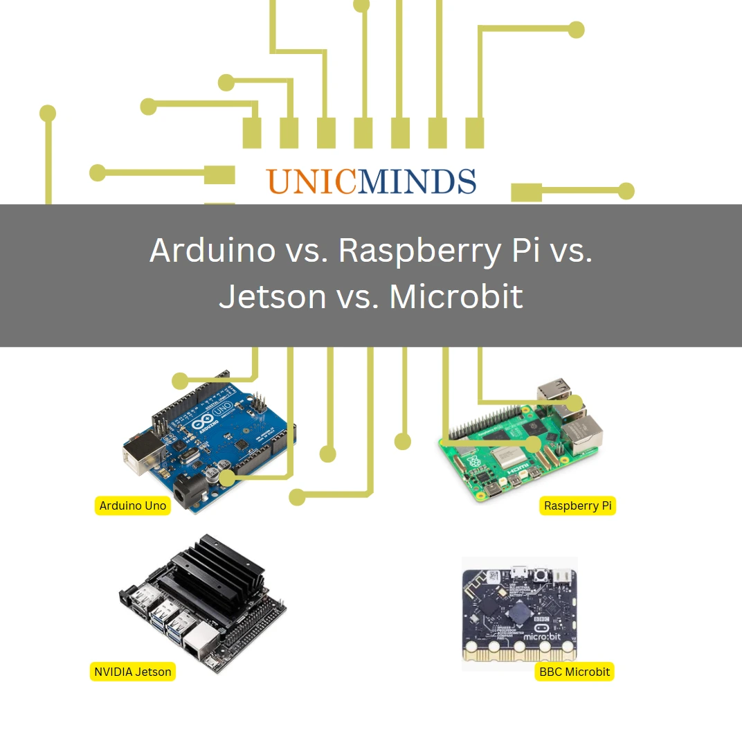 Arduino vs. Jetson vs. Raspberry vs. Microbit