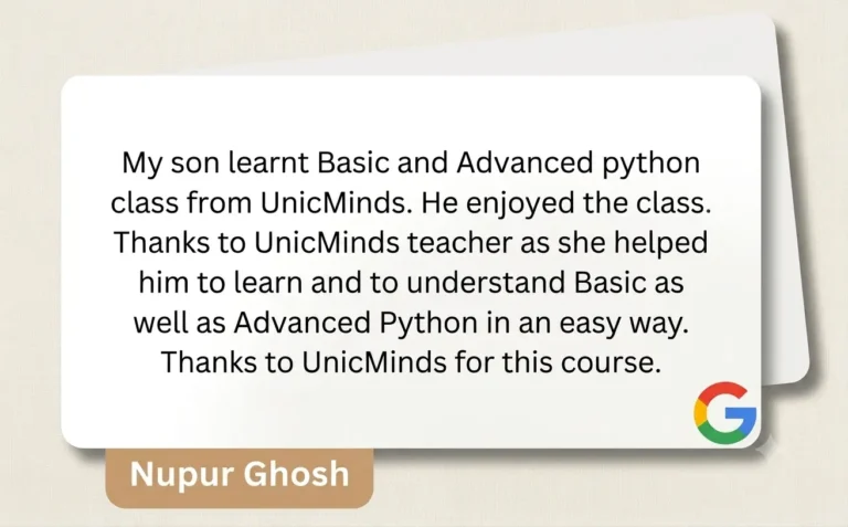 UnicMinds Customer Reviews